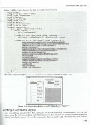 Data Access with ADO.Net