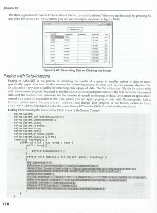 Data Access with ADO.Net