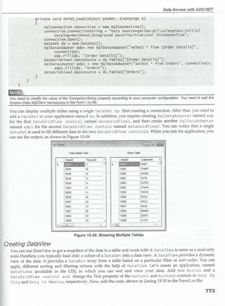 Data Access with ADO.Net