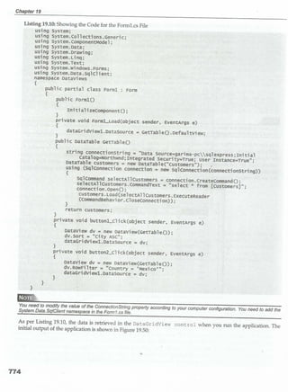 Data Access with ADO.Net