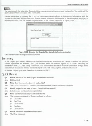 Data Access with ADO.Net