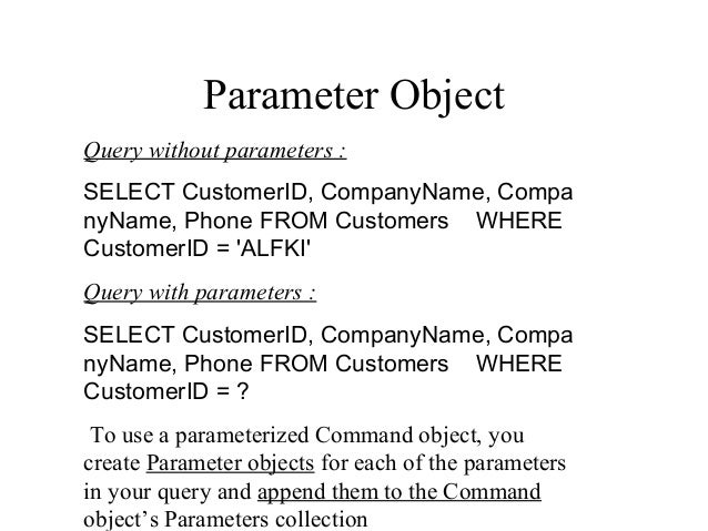 Introduction to ADO.NET