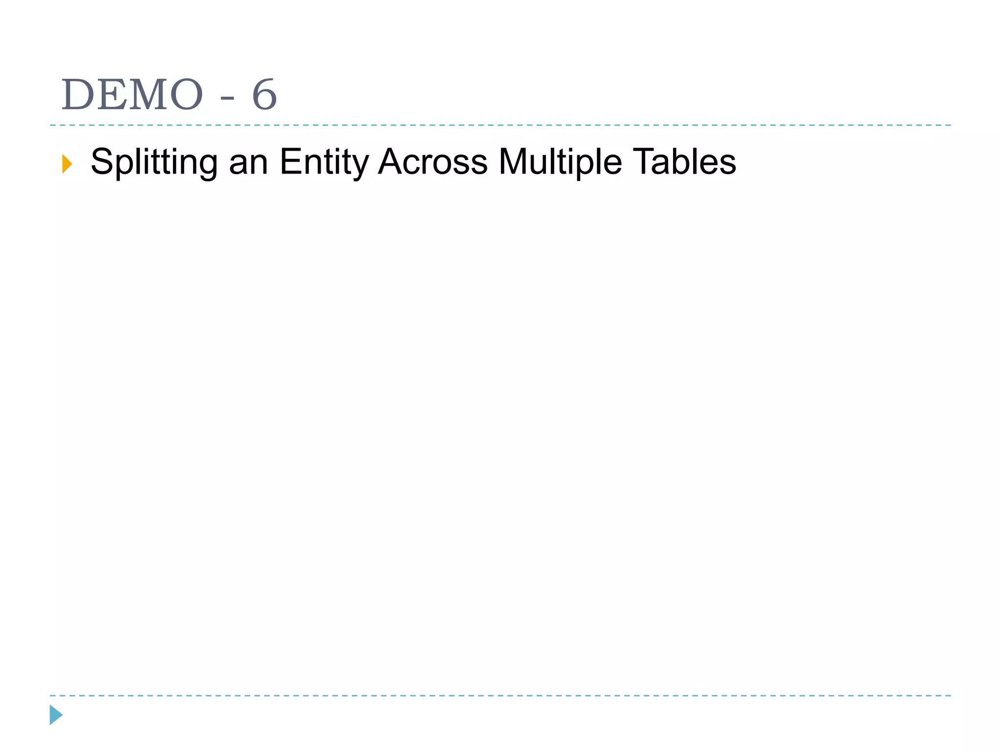 DEMO - 2Creating a Model from an Existing Database