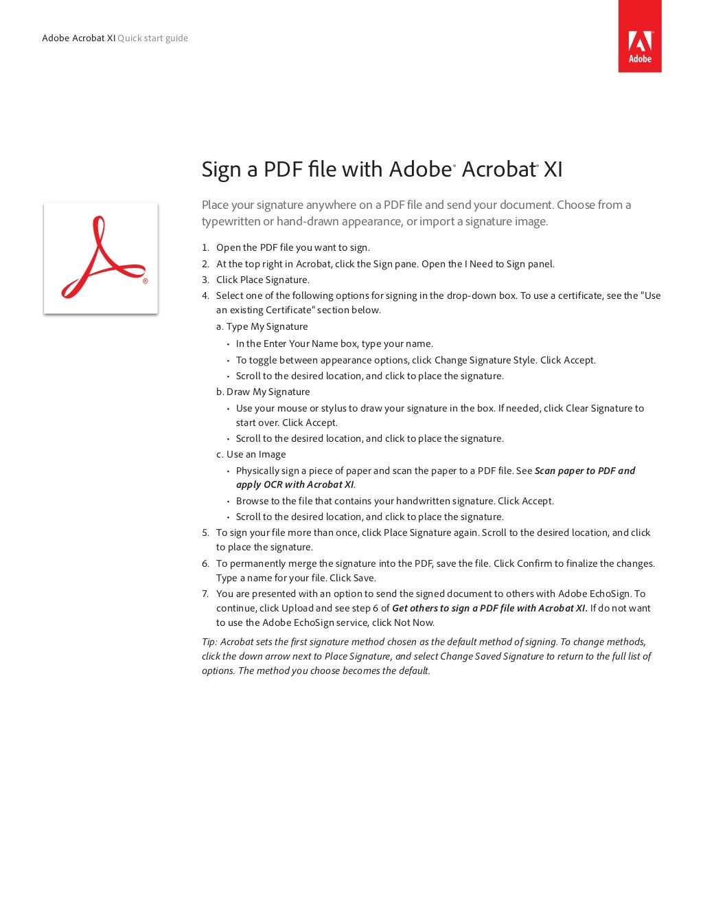 Adobe acrobatxiesignpdffiletutorialue