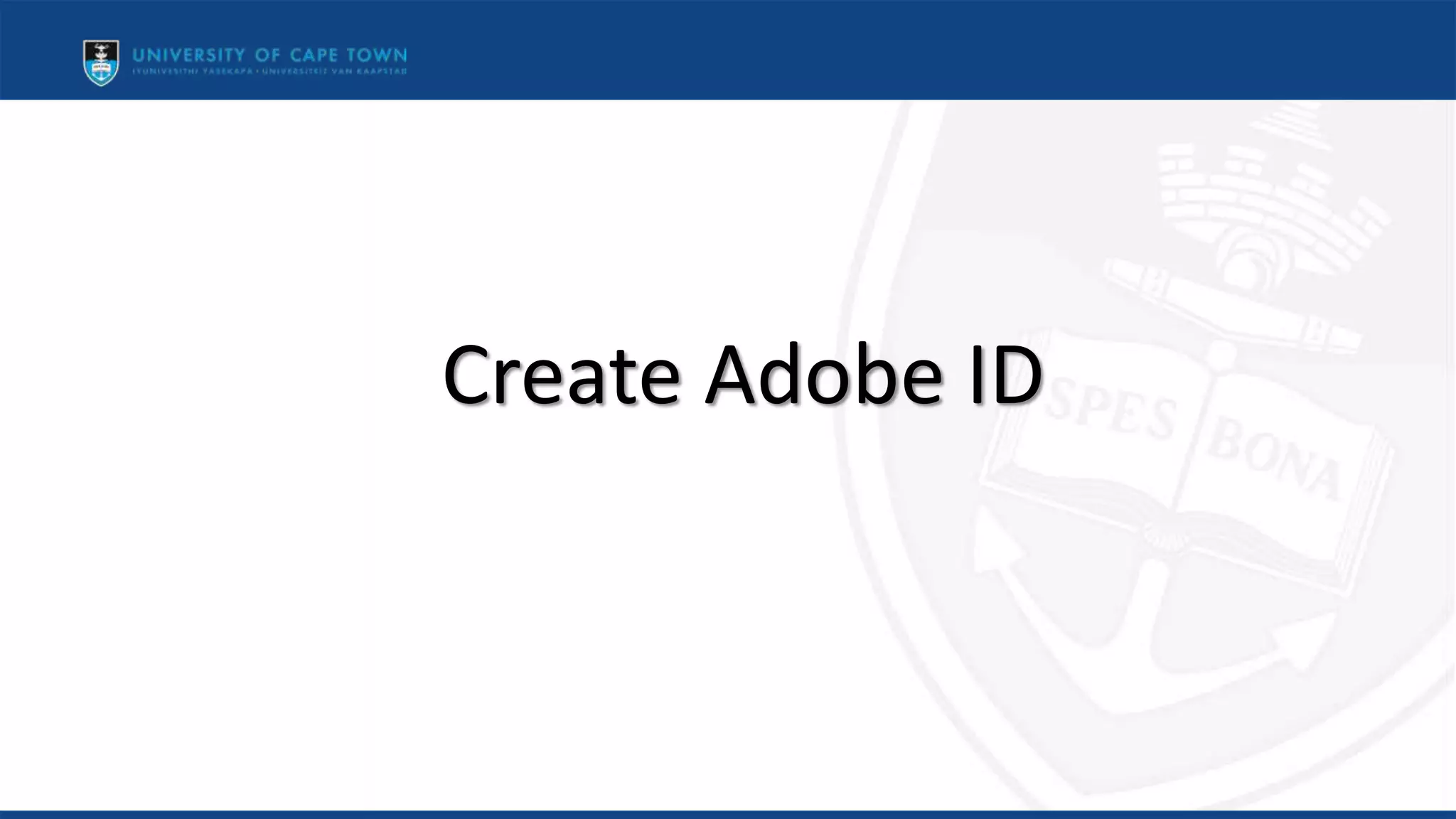 Adobe id ppt