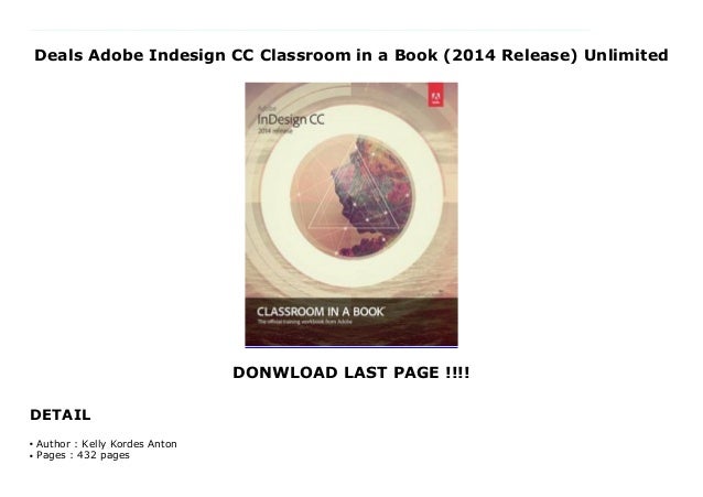 Adobe Indesign 2014 Adobe Indesign 2014