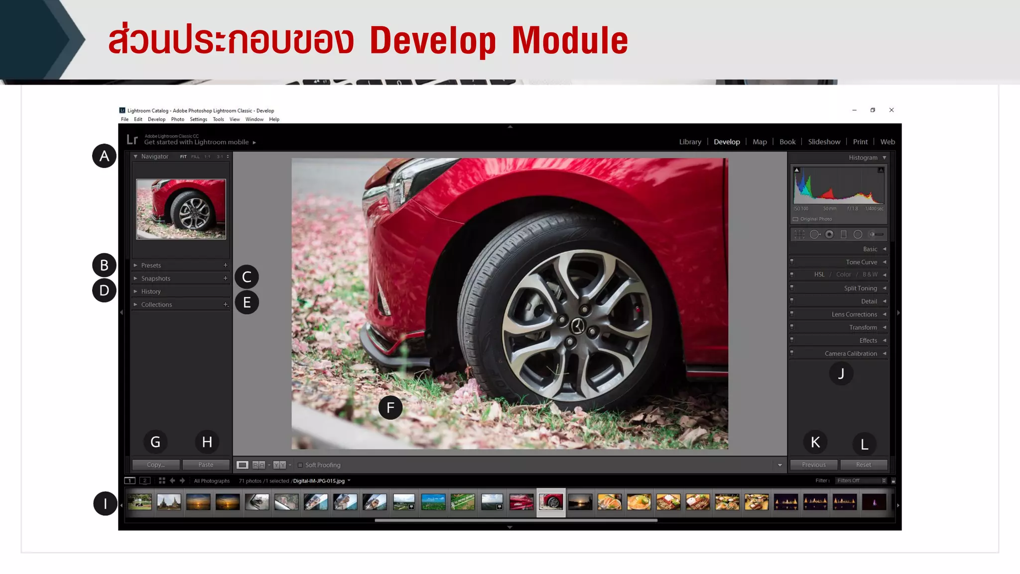 ส่วนประกอบของ Develop Module
 