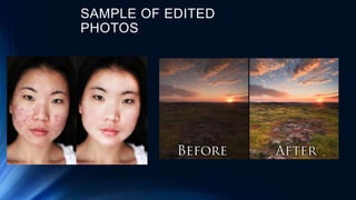 Sample Edited Picture Adobe Photoshop | PPTX