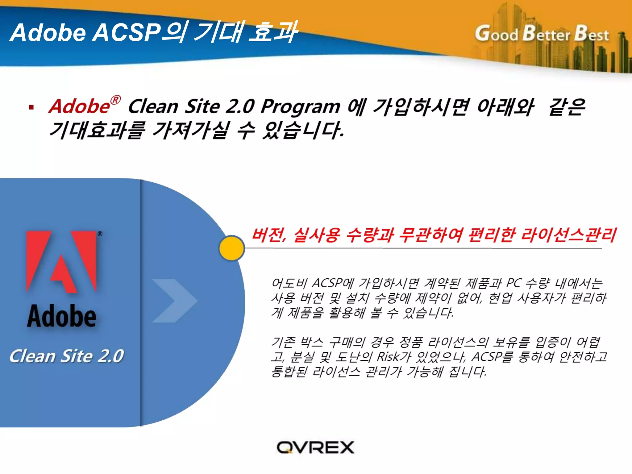  Adobe ACSP의 기대 효과