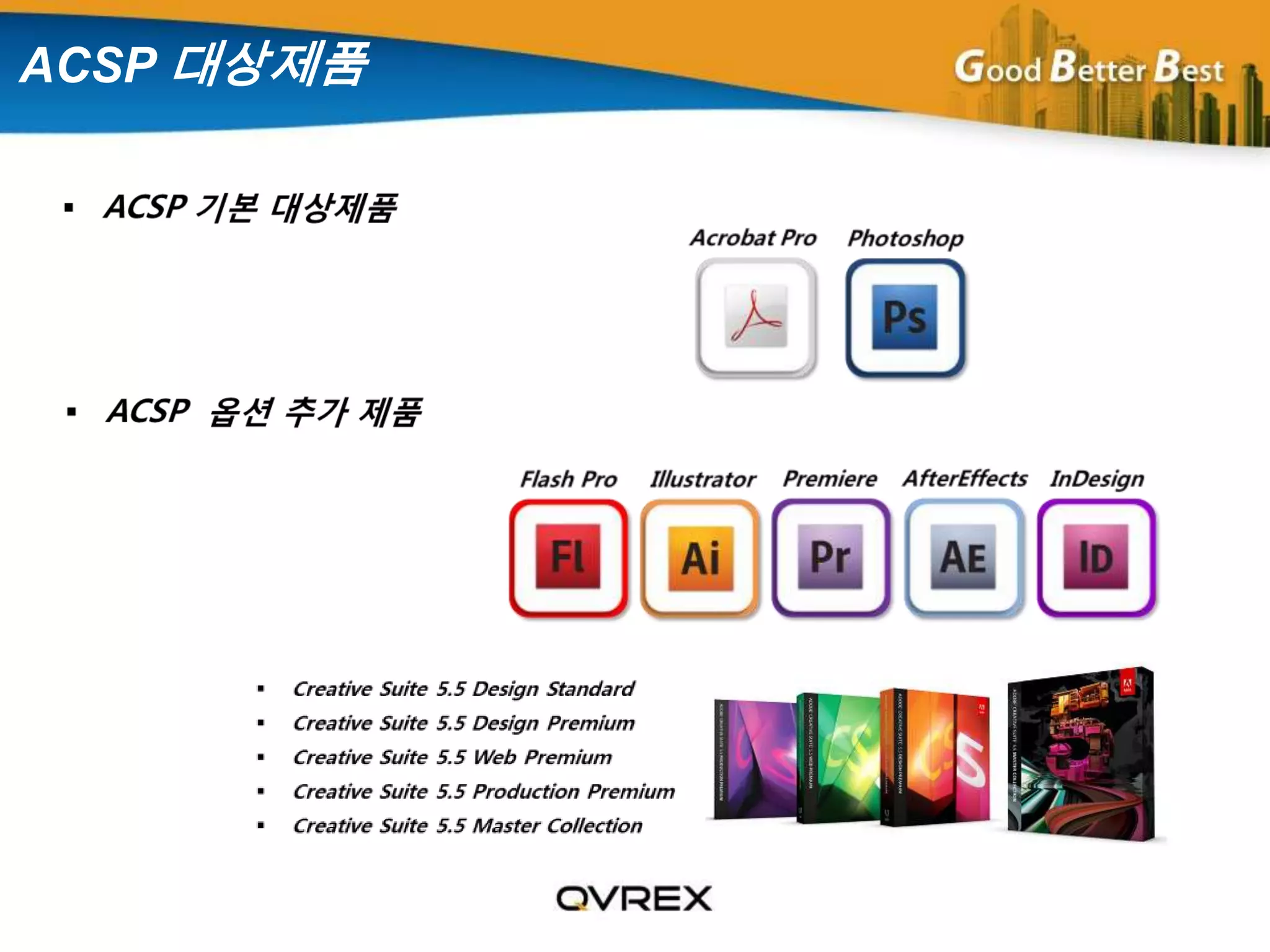  ACSP 대상제품