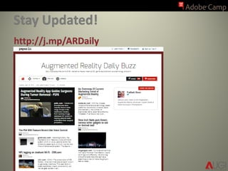 Augmented Reality and Creative HCI on Flash Platform