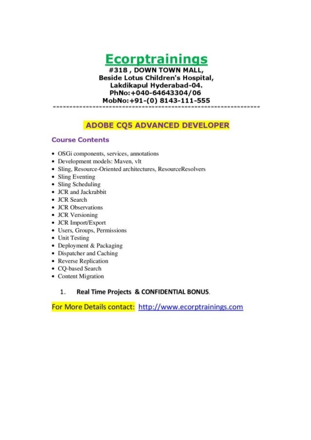 Aem Developer Resumes Aem Developer Resumes