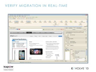 VERIFY MIGRATION IN REAL-TIME
 