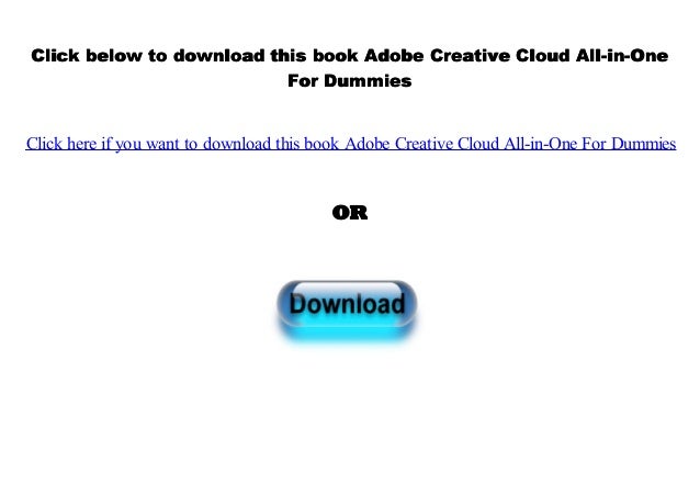 Adobe Creative Cloud Design Tools All-in-One For Dummies license