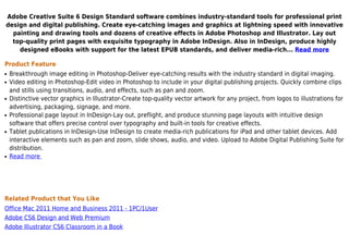 Adobe cs6 design standard | PDF