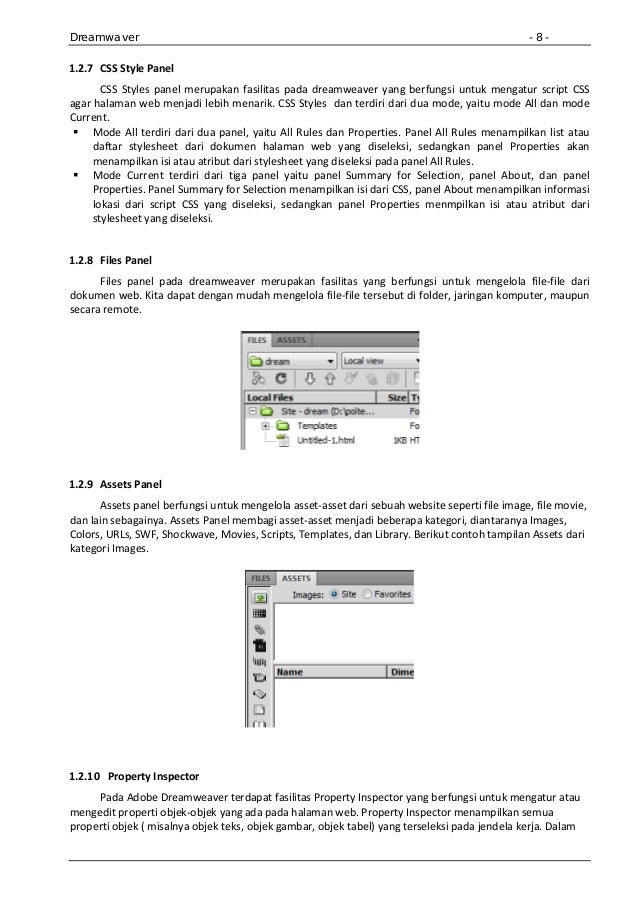 pengertian adobe dreamweaver menurut para ahli pengertian adobe dreamweaver menurut para ahli