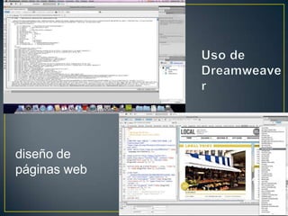 diseño de
páginas web
 