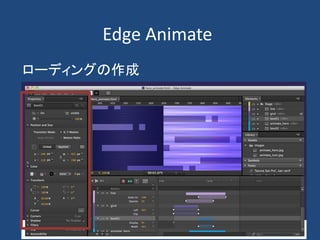 Edge Animate
ローディングの作成
 