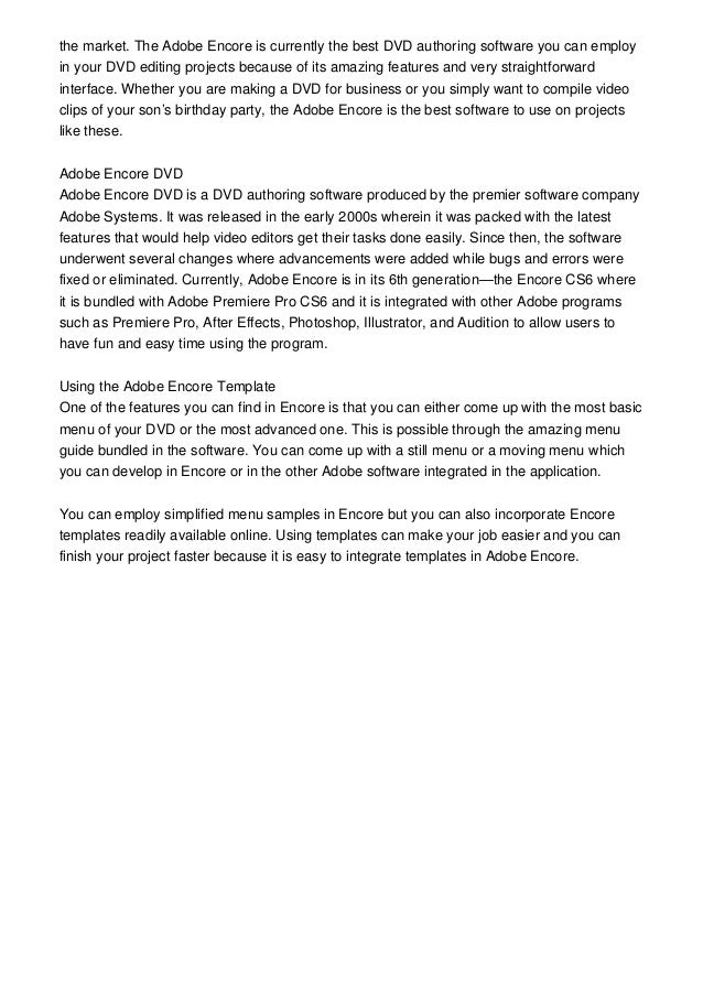 adobe encore templates adobe encore 2 0 reviewed adobe encore dvd