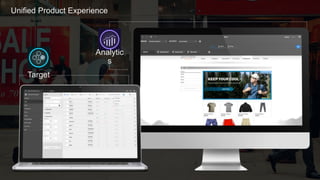 © 2014 Adobe Systems Incorporated. All Rights Reserved. Adobe Confidential.
Unified Product Experience
Target
Analytic
s
 