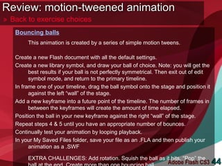 Intro to Adobe Flash CS3 welcome & course outline (2010) | PPT