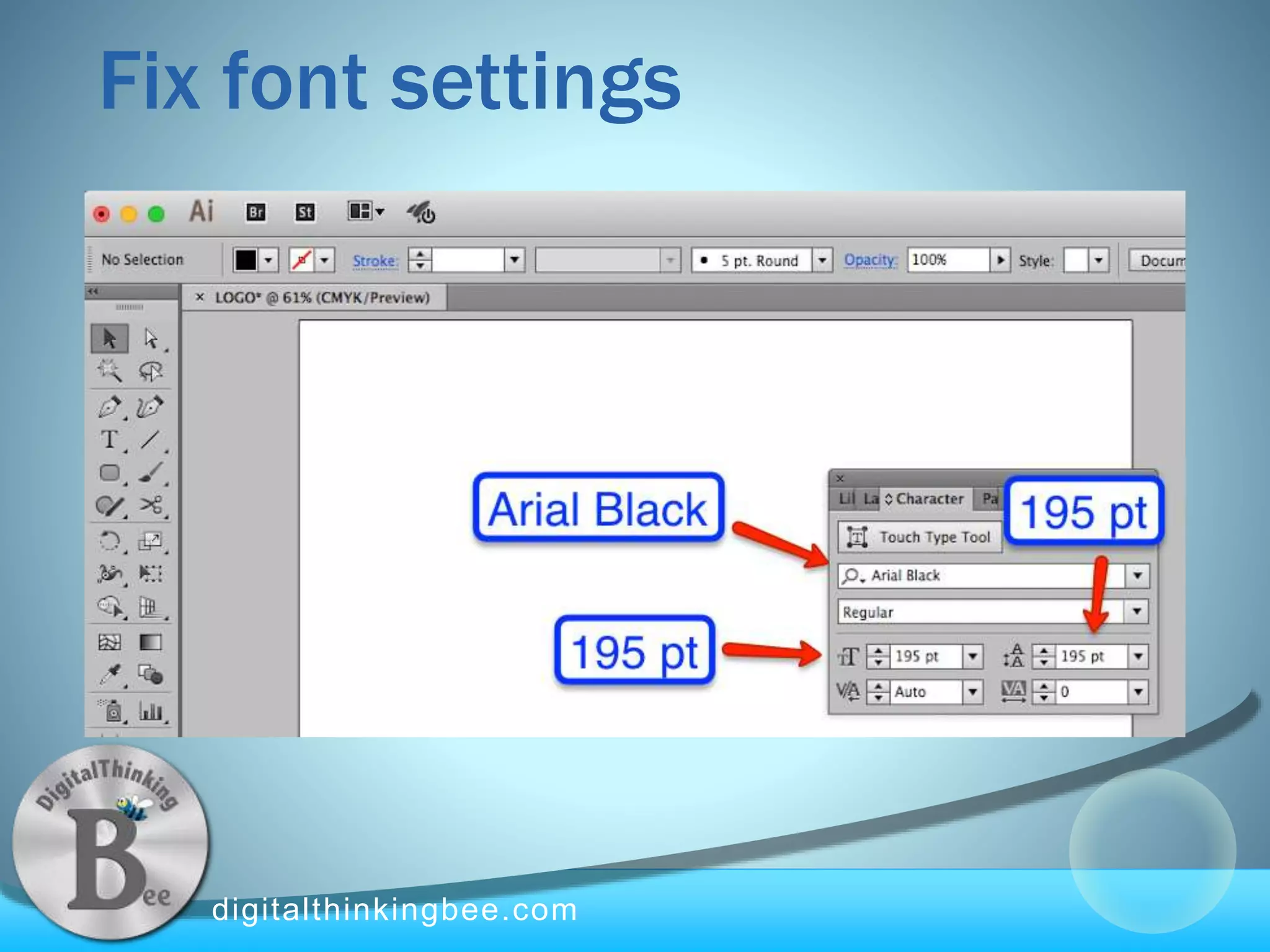digitalthinkingbee.com
Fix font settings
 
