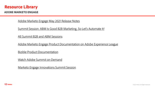Adobe Marketo Engage Q2 2021 Release Presentation
