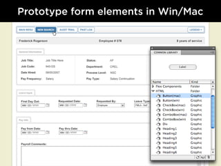 Prototype form elements in Win/Mac
 