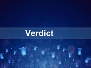Verdict 