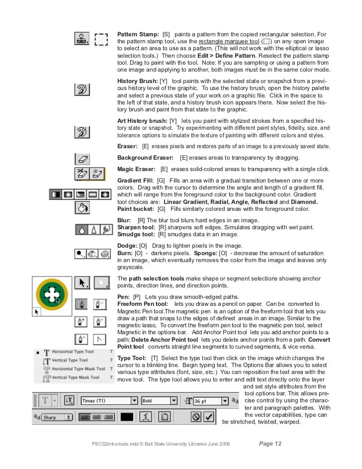 Adobe cs2 tools & basics