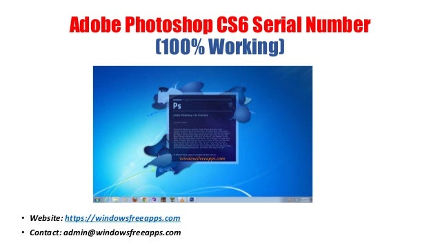 Photoshop cs6 change serial key code