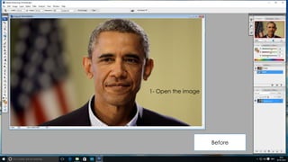 Before
1- Open the image
 