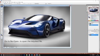 Go to file-Open, to open the required file.
 