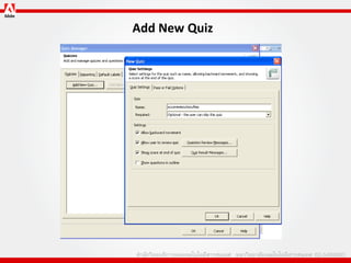 Add New Quiz
 