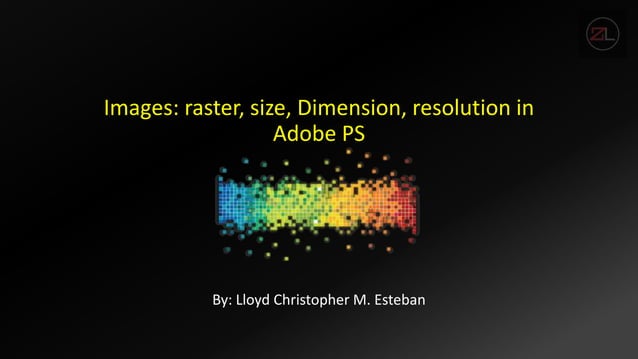 Adobe PS raster image | PPTX | Computing | Technology & Computing