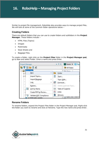 Adobe robohelp tutorial | PDF
