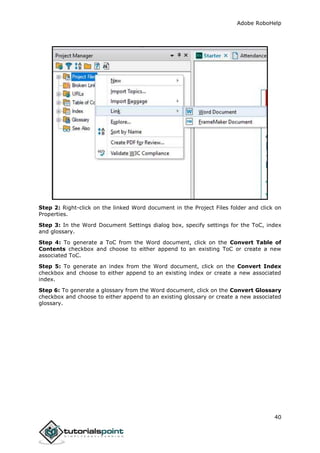 Adobe robohelp tutorial | PDF