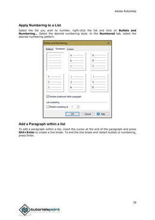 Adobe robohelp tutorial | PDF