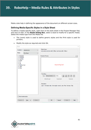 Adobe robohelp tutorial | PDF