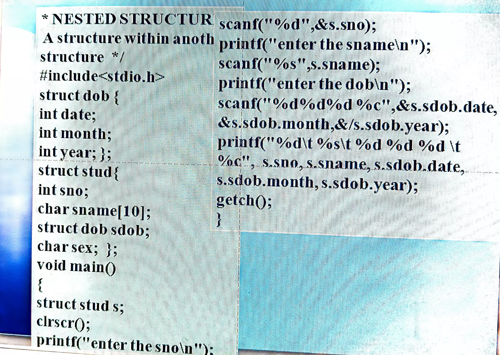 C programming structures pdf