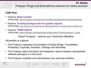 Finalyser – the PlugIn- and ExtendScript-Collection for FrameMaker 11 | PPT