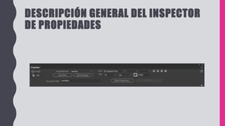 DESCRIPCIÓN GENERAL DEL INSPECTOR
DE PROPIEDADES
 