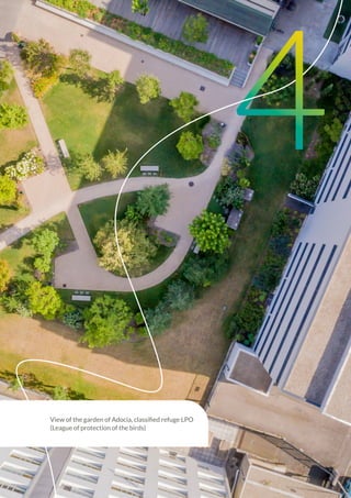 4
View of the garden of Adocia, classified refuge LPO
(League of protection of the birds)
 