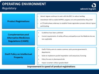 Adcock Ingram Audited Group Results 2013 - Presentation
