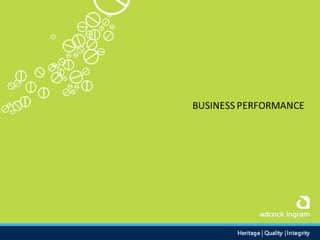 Adcock Ingram Audited Group Results 2013 - Presentation