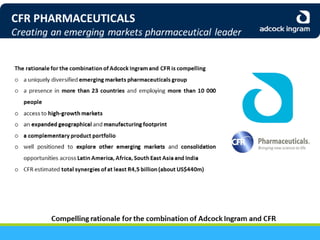 Adcock Ingram Audited Group Results 2013 - Presentation