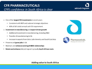 Adcock Ingram Audited Group Results 2013 - Presentation