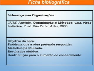 Ficha bibliográfica
 