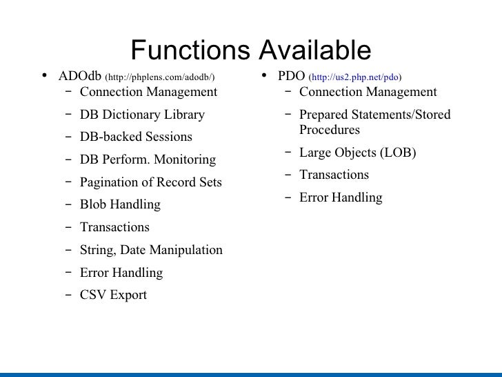 Drivers adodb pdo Windows Download Driver Adodb Pdo For Windows 7 X64