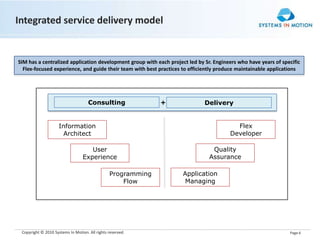 Based on standards and best practices of remote service delivery, with strong focus on workforce training and development